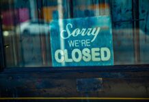 Why Most Small Businesses Never Reopen After Disaster A 'Sorry We're Closed' sign displayed in a window